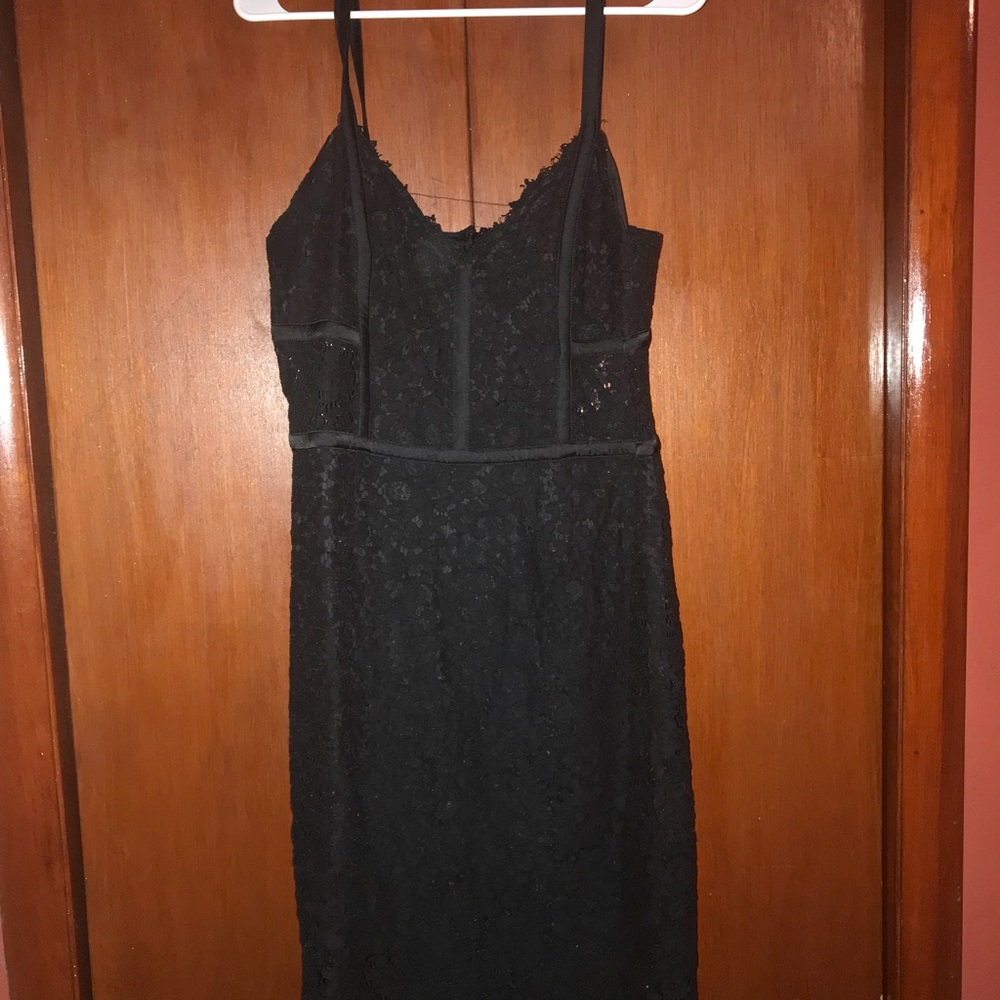 Express lace corset dress